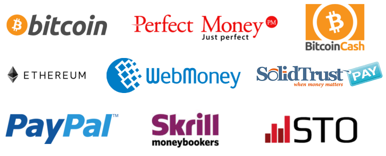Fund, Buy,
            Sell, Exchange and Bid BitCoin, Perfect Money, Egopay,
            Webmoney, Skrill, PayPal, SolidTrustPay, Payza, Ukash,
            CashU, HotForex, Exness and PexPay and Virtual Credit Cards